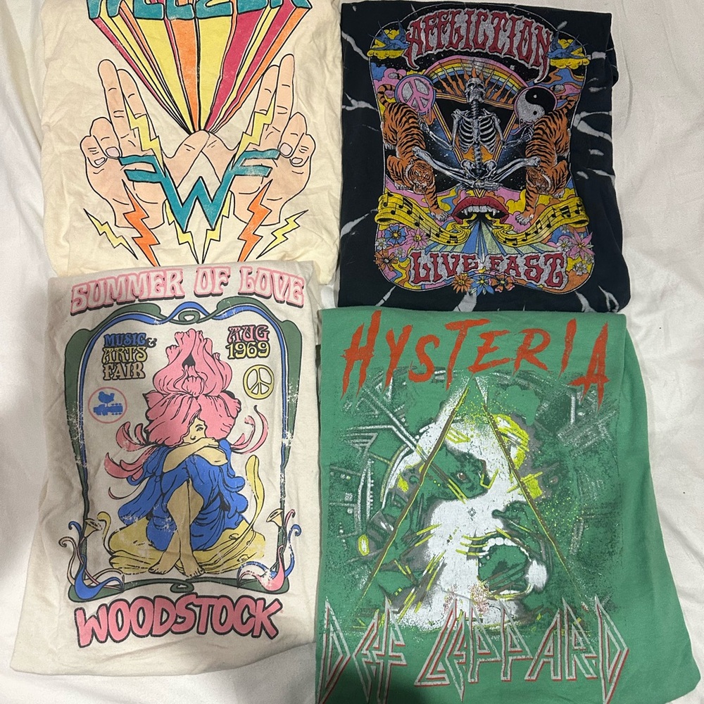 MUSIC THEME Graphic T-Shirt Set